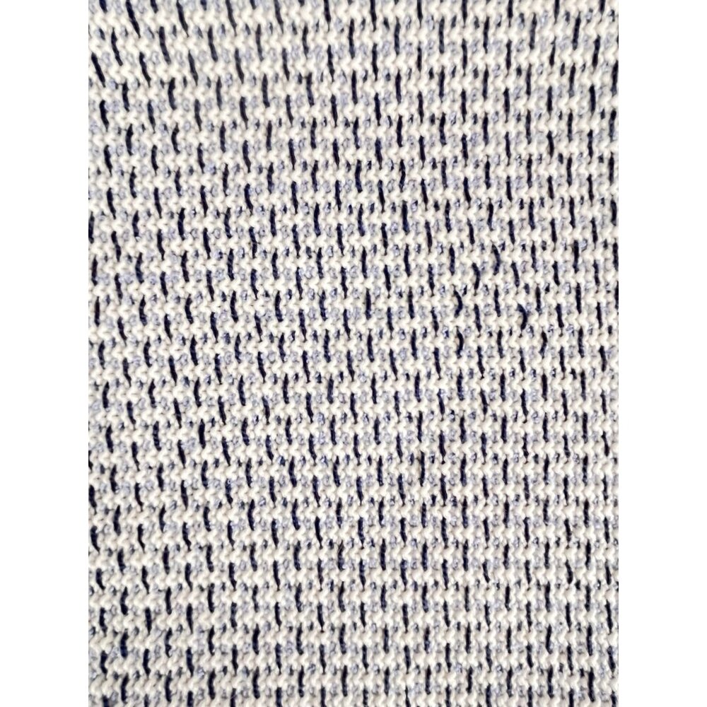 ST.JOHN COLLECTION Women's Ivory Blue Weave Pencil Straight Stretch Skirt Medium - Picture 4 of 5